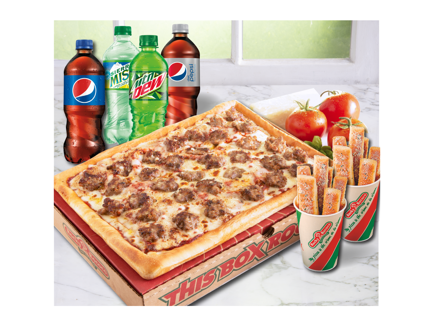 Order Family Meal Deal food online from Rocky Rococo store, Fond du Lac on bringmethat.com