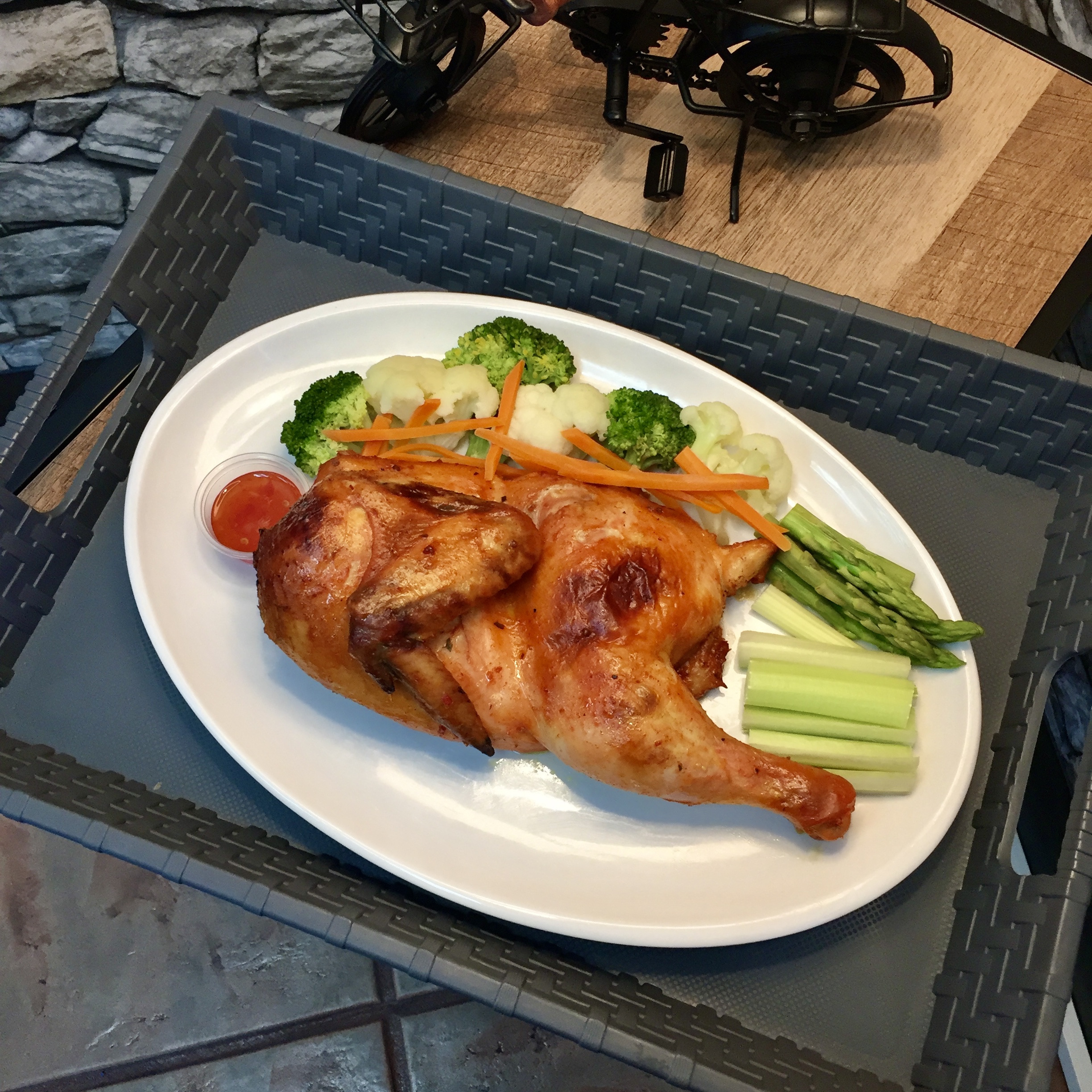 Order Thai BBQ Chicken  food online from Buddee Kitchen store, Las Vegas on bringmethat.com