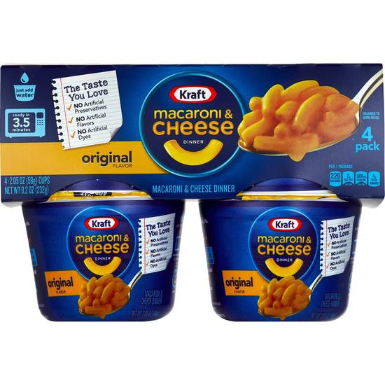 Order Kraft Easy Mac Original Microwavable Macaroni & Cheese Dinner food online from CVS store, ROCKFORD on bringmethat.com