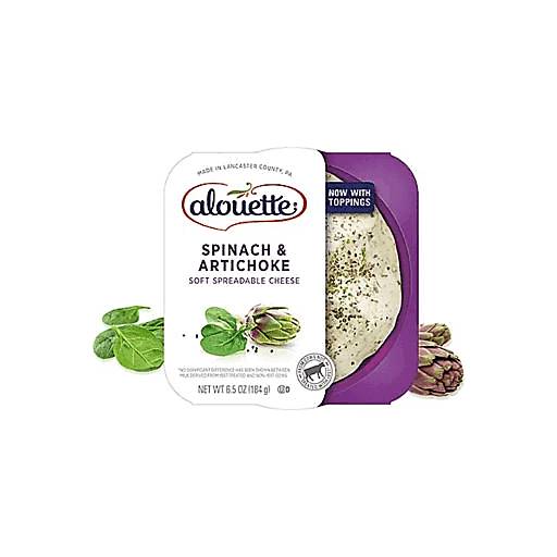 Order Alouette Spinach & Artichoke Spread 6.5oz food online from Everyday Needs by Gopuff store, Laguna Niguel on bringmethat.com