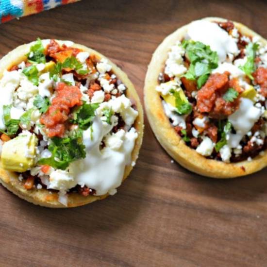 Order 2 Sopes Combo food online from Cocina Express store, Los Angeles on bringmethat.com