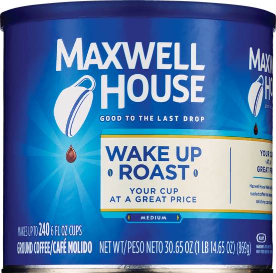 Order Maxwell House Ground Coffee Wake Up Roast, 30.65 OZ food online from Cvs store, MONTEZUMA on bringmethat.com