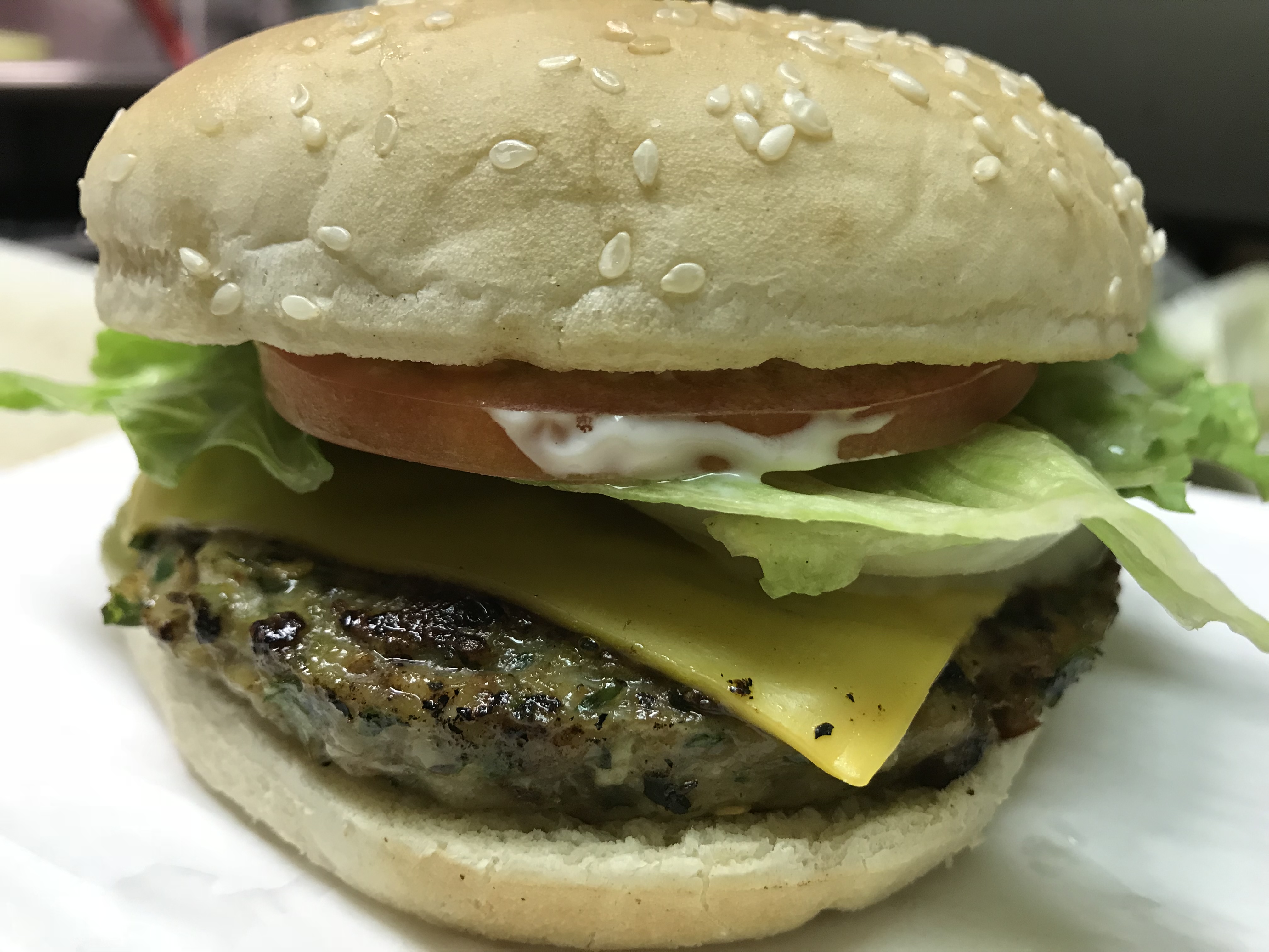Order Spicy Beef Burger food online from Mr Chicken store, Springfield on bringmethat.com