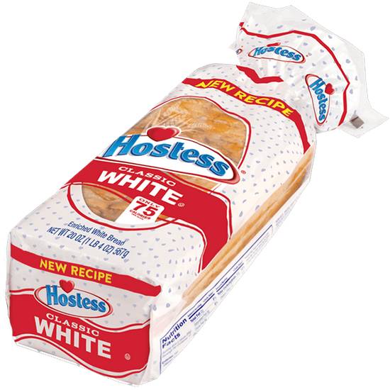 Order Hostess White Bread 20oz food online from Caseys Carry Out Pizza store, Princeton on bringmethat.com