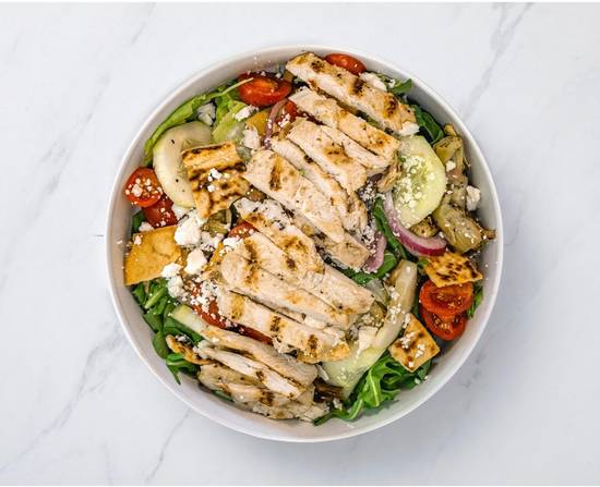 Order Greek Chicken Salad - New! food online from Jack Urban Eats store, Elk Grove on bringmethat.com