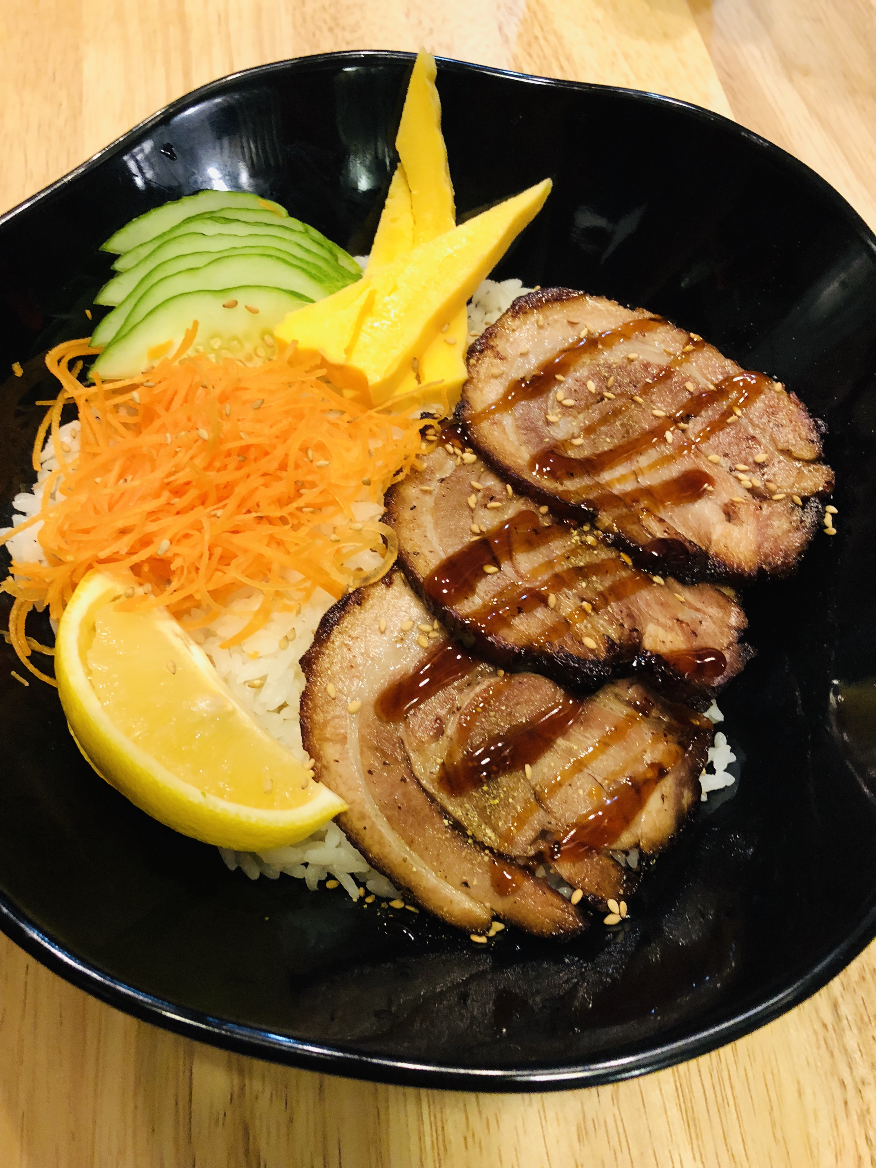Order Pork Belly Don food online from Sumo Japanese Restaurant store, Brooklyn on bringmethat.com