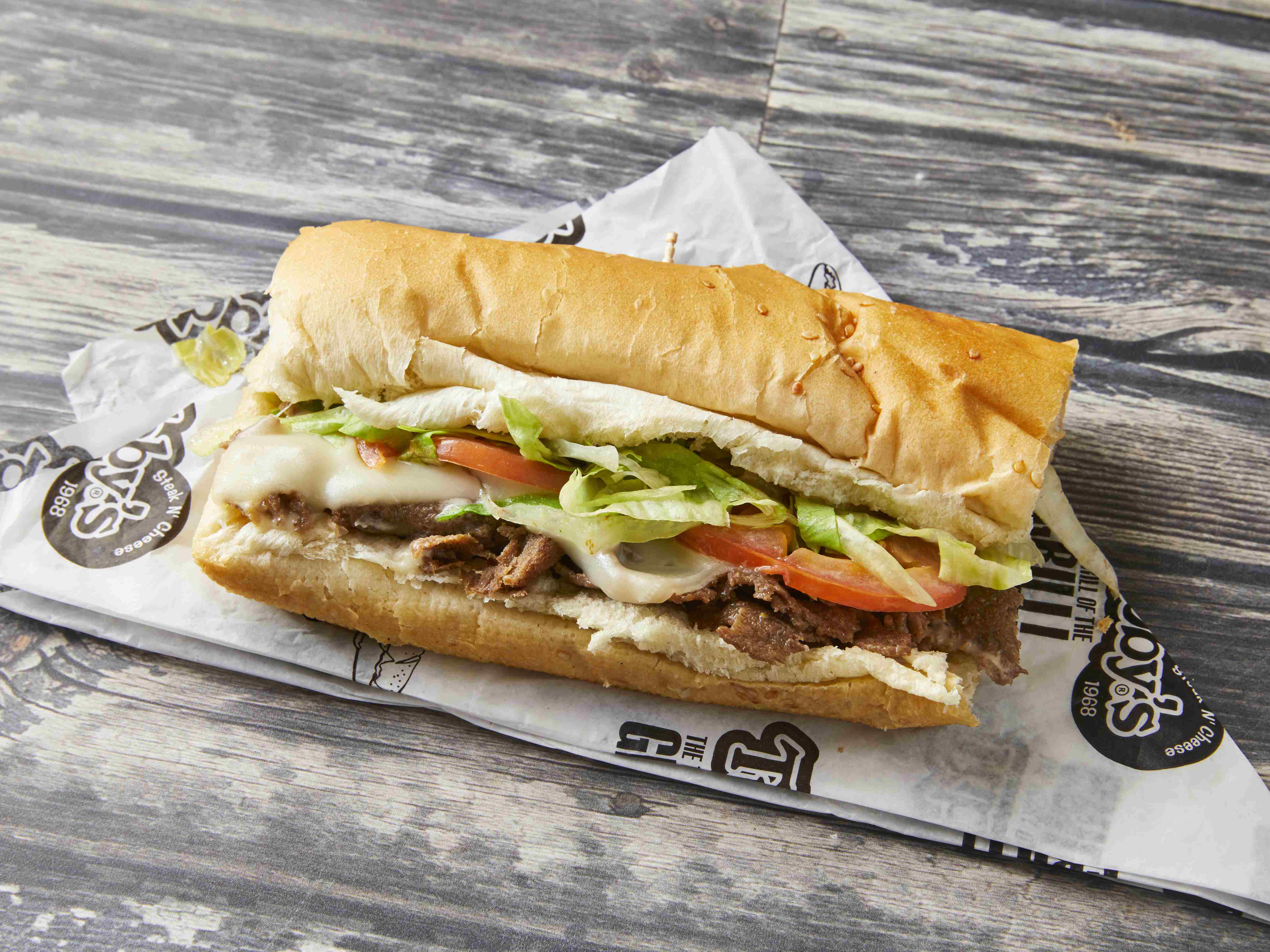 Order Steak and Cheese Sub food online from Tubby's Grilled Submarines store, Royal Oak on bringmethat.com