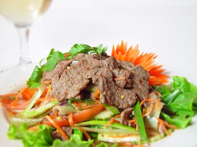 Order Thai Beef Salad food online from Siam Pasta store, Evanston on bringmethat.com