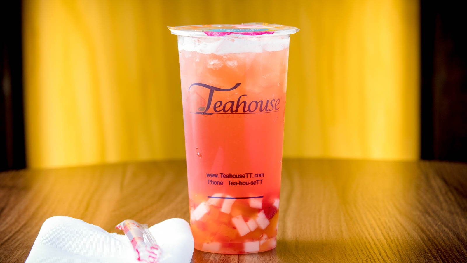 Order Strawberry Green Tea food online from The Teahouse store, Houston on bringmethat.com