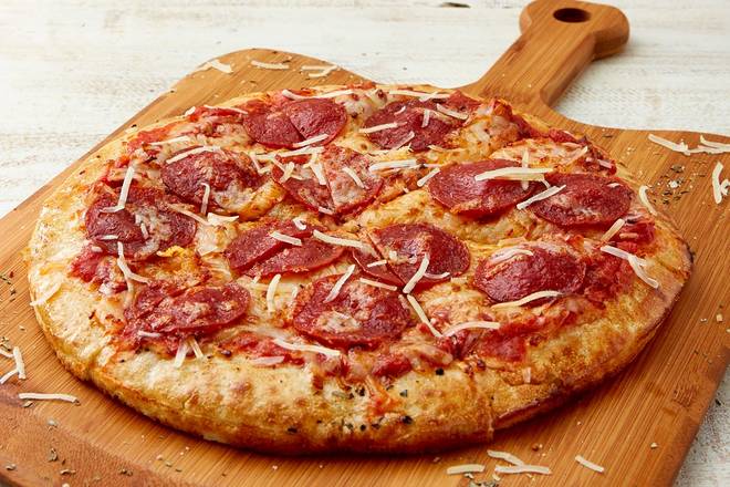 Order Pepperoni & Double Cheese Pizza food online from Schlotzskys Deli store, Midwest City on bringmethat.com
