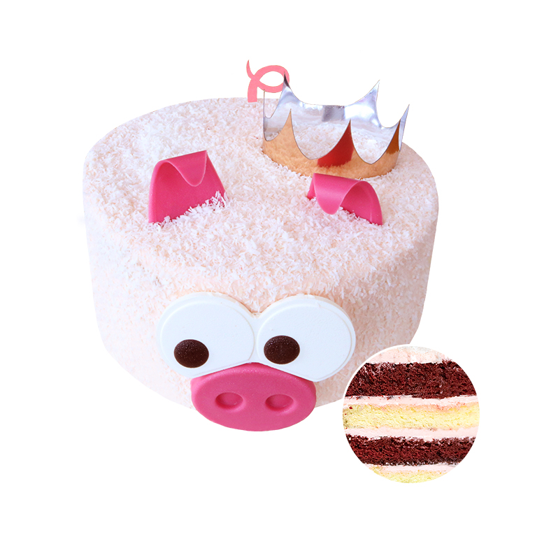Order Piggy Cake #1 food online from Tous Les Jours store, Burlingame on bringmethat.com