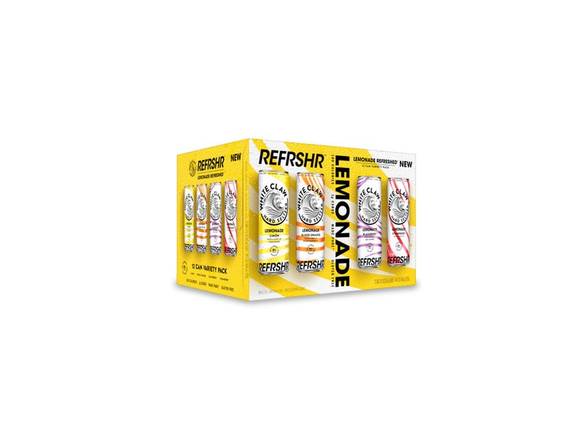 Order White Claw Refrshr Lemonade Variety Pack - 12x 12oz Cans food online from Prince Liquor store, Torrance on bringmethat.com