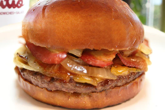 Order BBQ Bacon Cheeseburger food online from The Patio store, Lombard on bringmethat.com