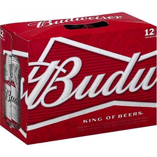 Order Budweiser Can 12 Pk food online from Red Roof Market store, Lafollette on bringmethat.com
