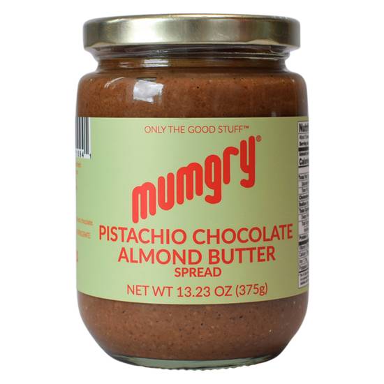 Order Mumgry Pistachio Chocolate Almond Butter 375g Jar food online from Everyday Needs by Gopuff store, Clovis on bringmethat.com