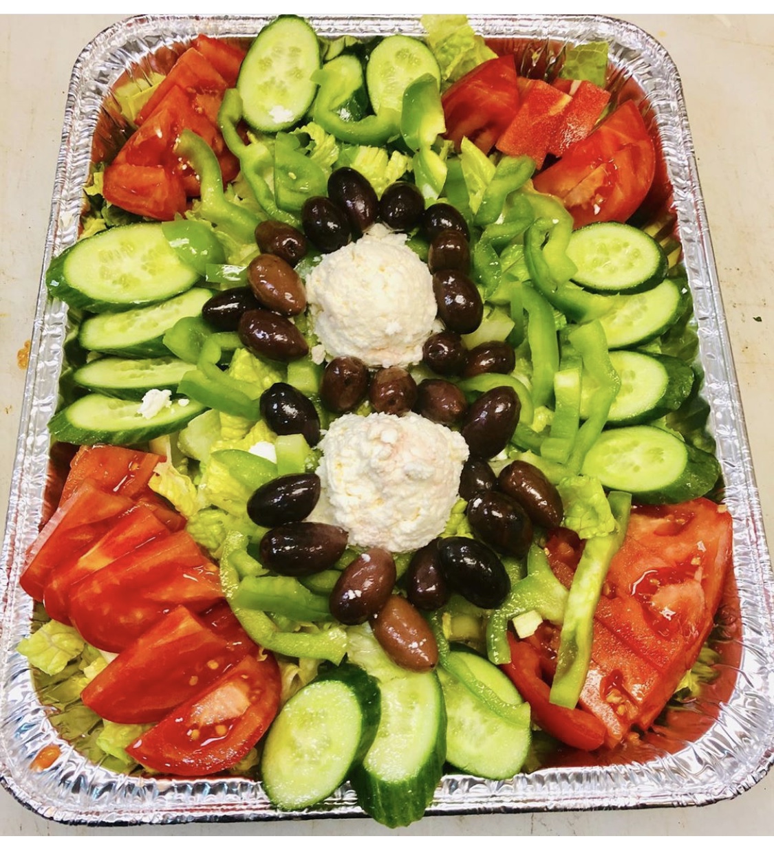 Order Greek Salad food online from Sherman Way Grill & Pizza store, North Hollywood on bringmethat.com
