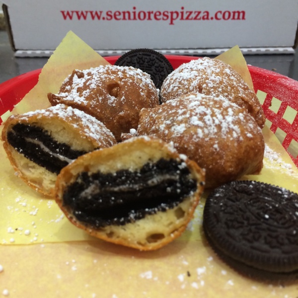 Order Deep-Fried Oreos food online from Seniores Pizza - Divisadero Rd store, San Francisco on bringmethat.com