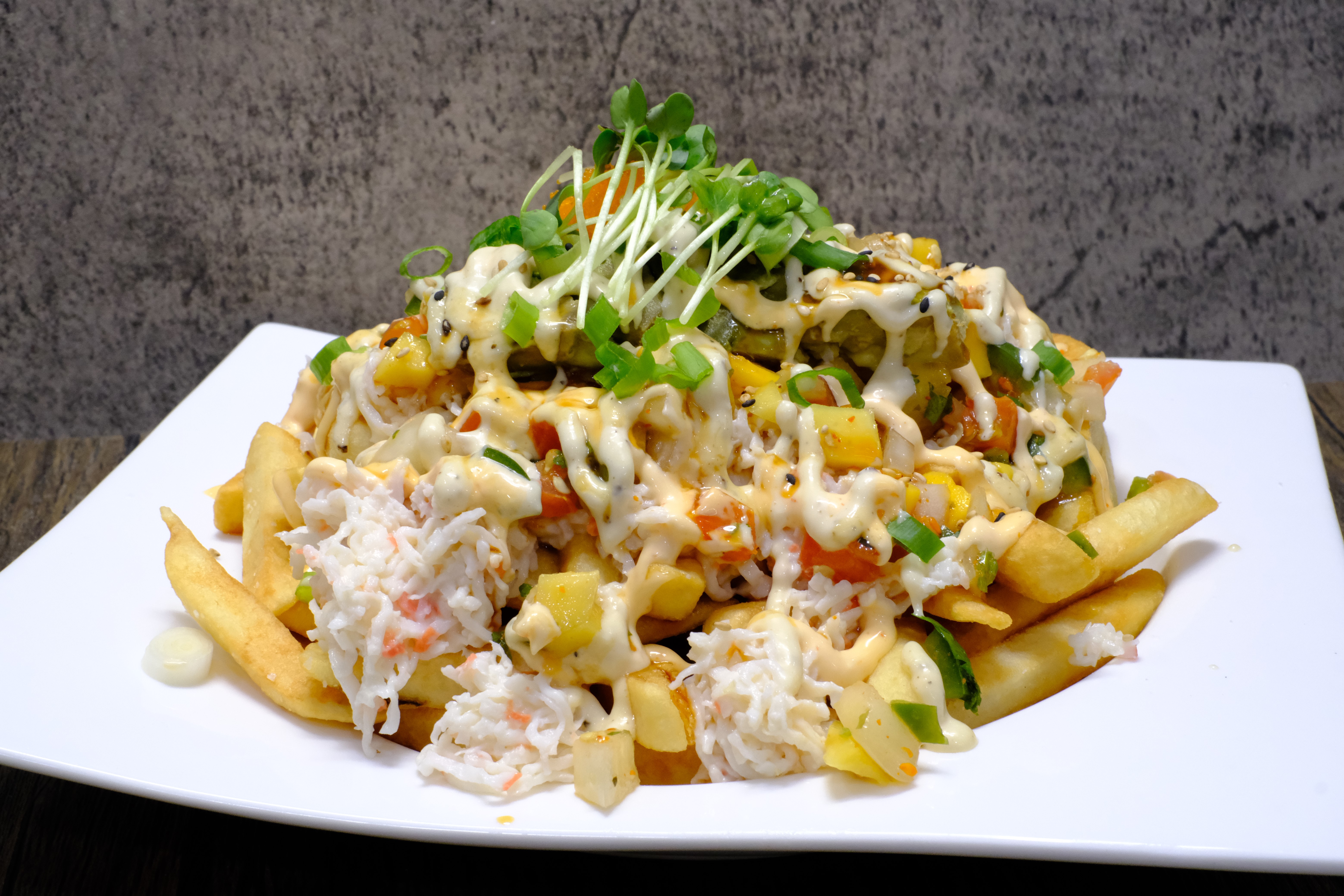 Order Kamikaze Fries food online from Banzai Japanese Bar & Kitchen store, Fresno on bringmethat.com