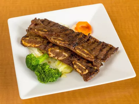 Order Kalbi Short Ribs Noodle Soup food online from Love Hawaiian Bbq store, Glendale on bringmethat.com