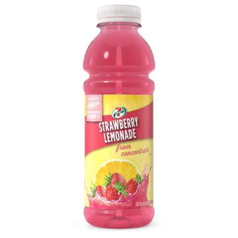 Order 7-Select Strawberry Lemonade 23.9oz food online from 7-Eleven store, Princeton on bringmethat.com