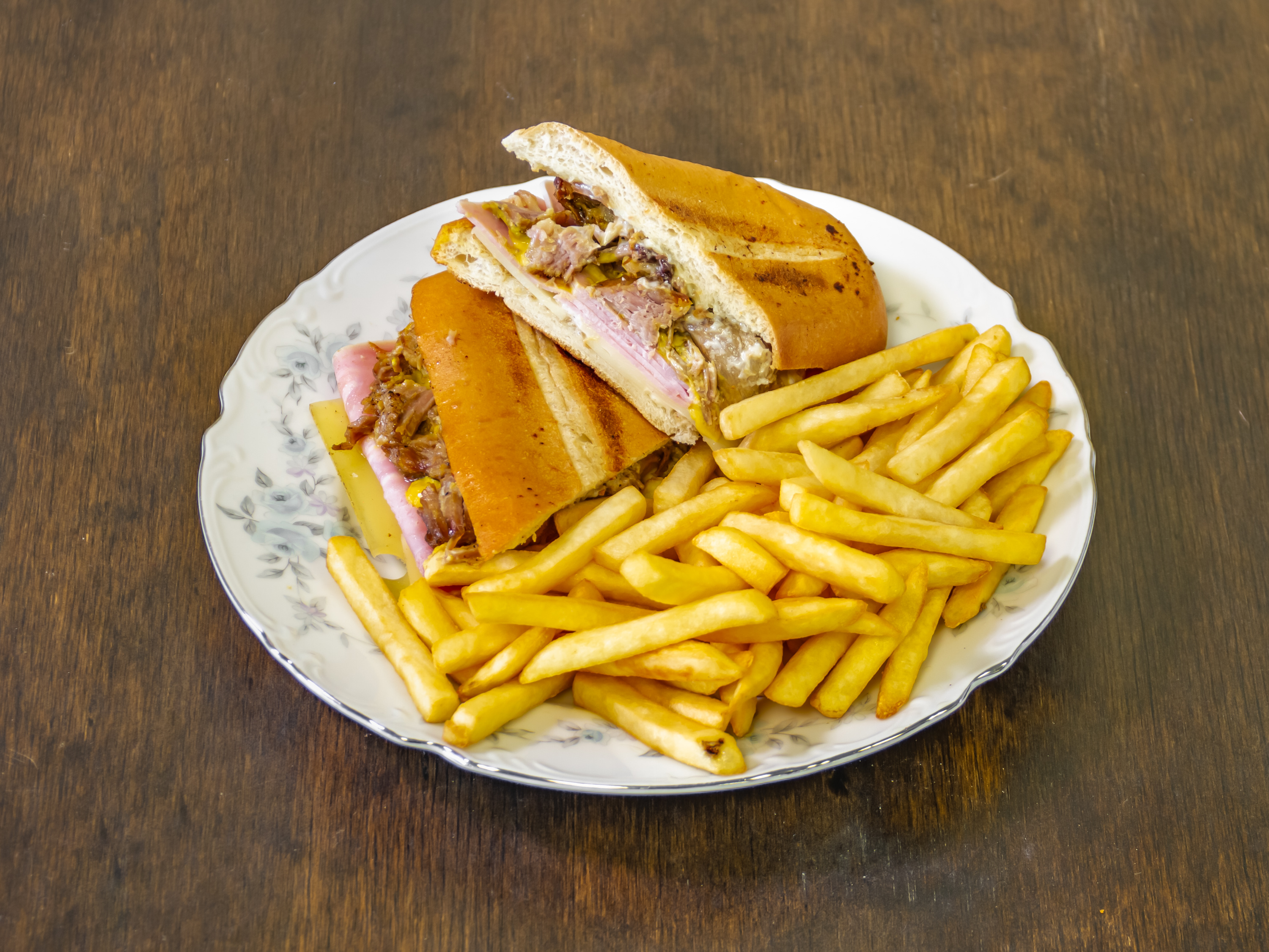 Order Cuban Sandwich Combo food online from Layla Authentic Spanish Restaurant store, Syracuse on bringmethat.com