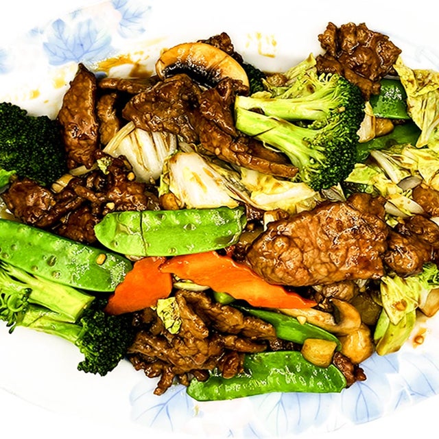 Order Beef with Assorted Vegetables food online from New Shanghai Restaurant store, Lake Forest on bringmethat.com