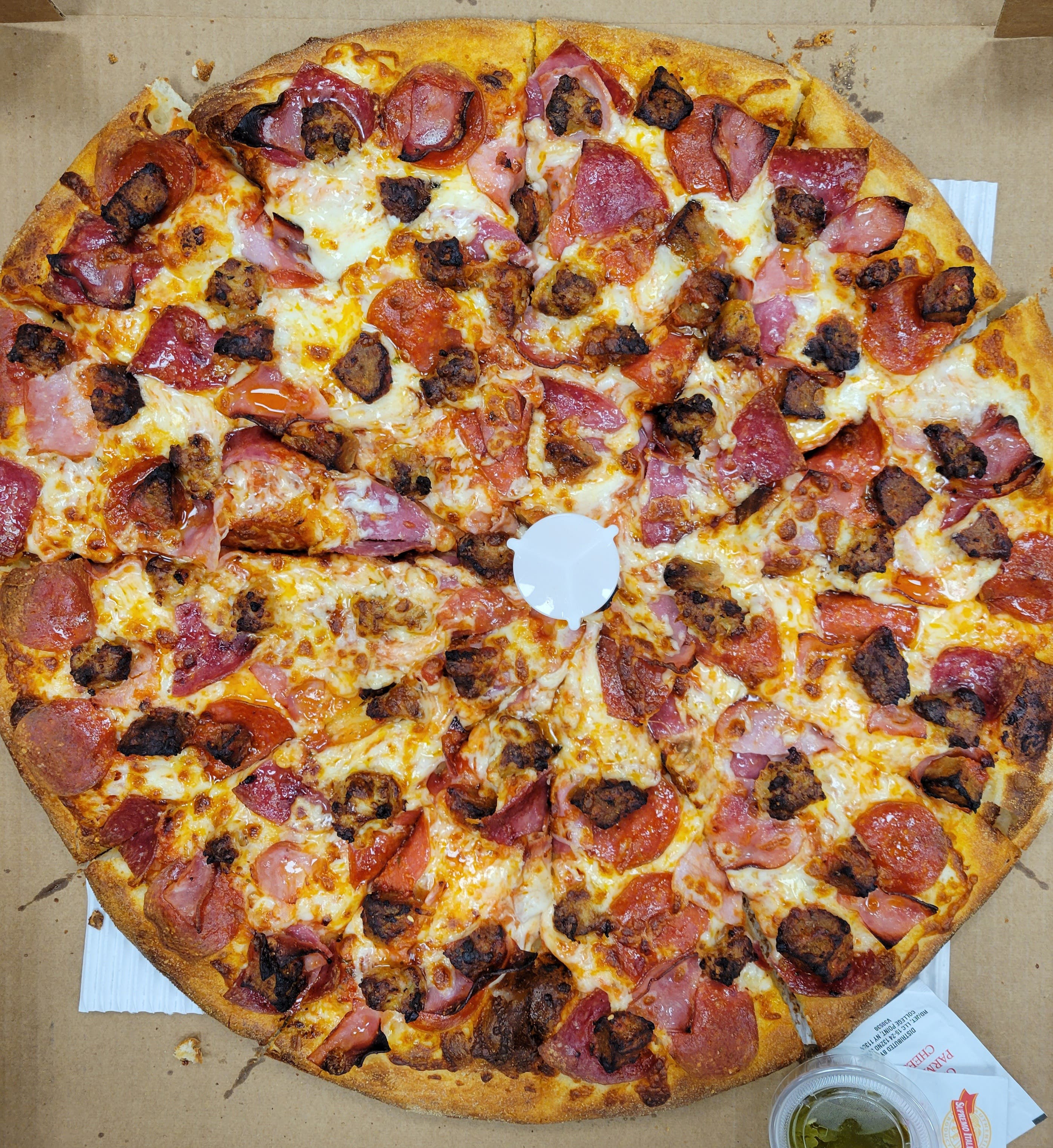 Order Meat Lover's Pizza - Small 10'' food online from Slash pizza store, Glendale on bringmethat.com