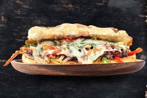 Order Philly Cheese Steak Sub food online from Sub Cult store, Clifton on bringmethat.com