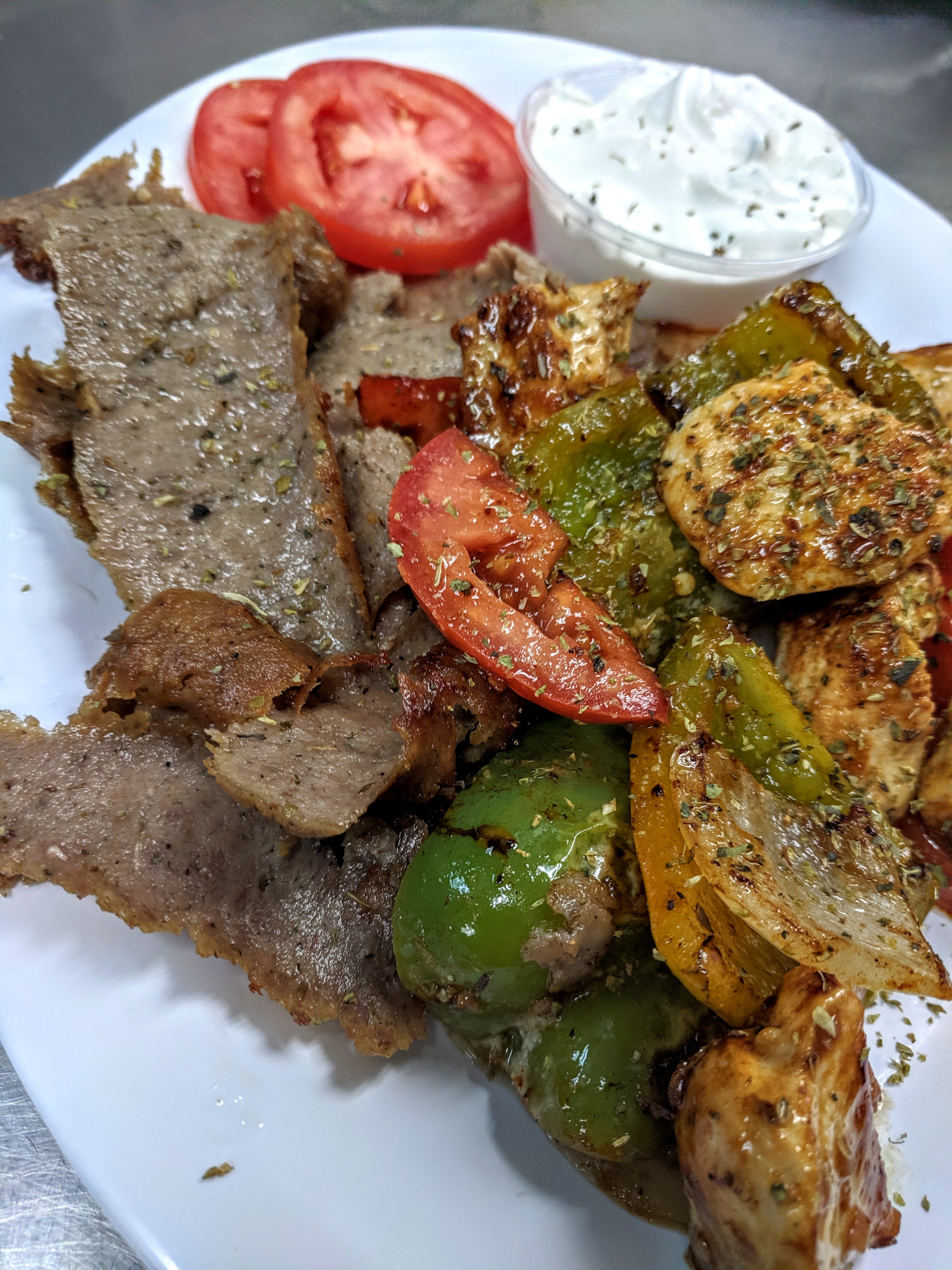 Order Gyros and Kebab Combo Dinner food online from Eagle Restaurant store, Downers Grove on bringmethat.com