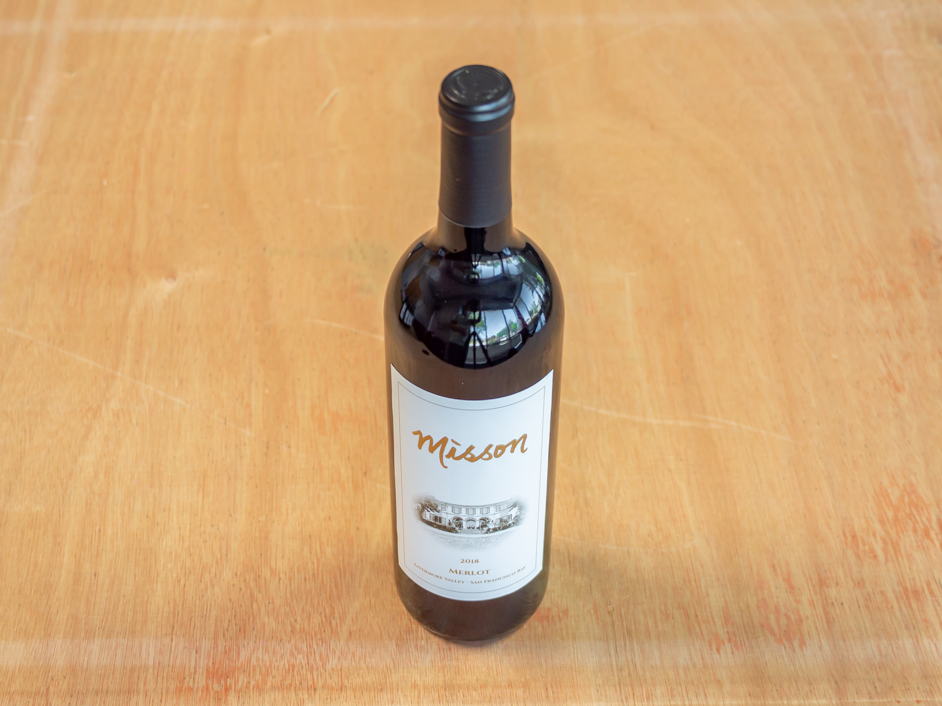 Order Misson Merlot, 2018, 750mL red wine (14.0% ABV) food online from Raindrop Wine store, Livermore on bringmethat.com