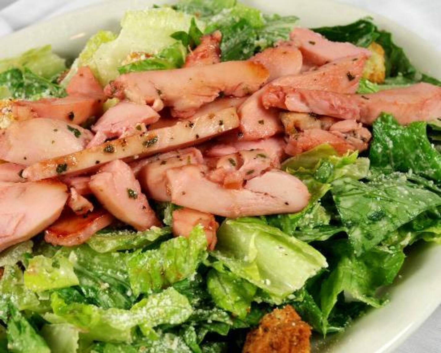 Order Prickly Pear Caesar Chicken Salad food online from Flancers store, Mesa on bringmethat.com