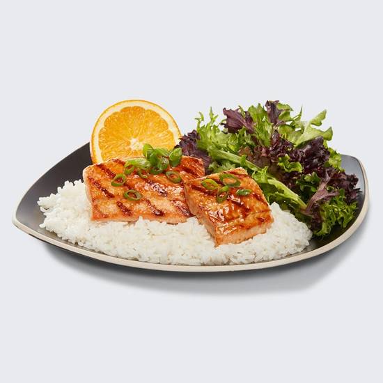 Order Salmon Plate food online from Waba Grill store, Santa Clarita on bringmethat.com