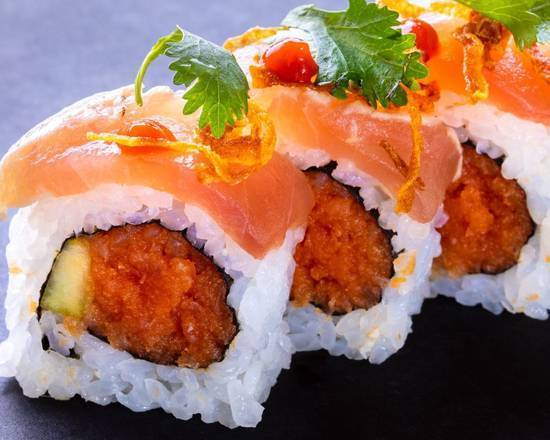 Order Yuzu Albacore Roll (5 Pcs) food online from SushiStop Culver City store, Culver City on bringmethat.com