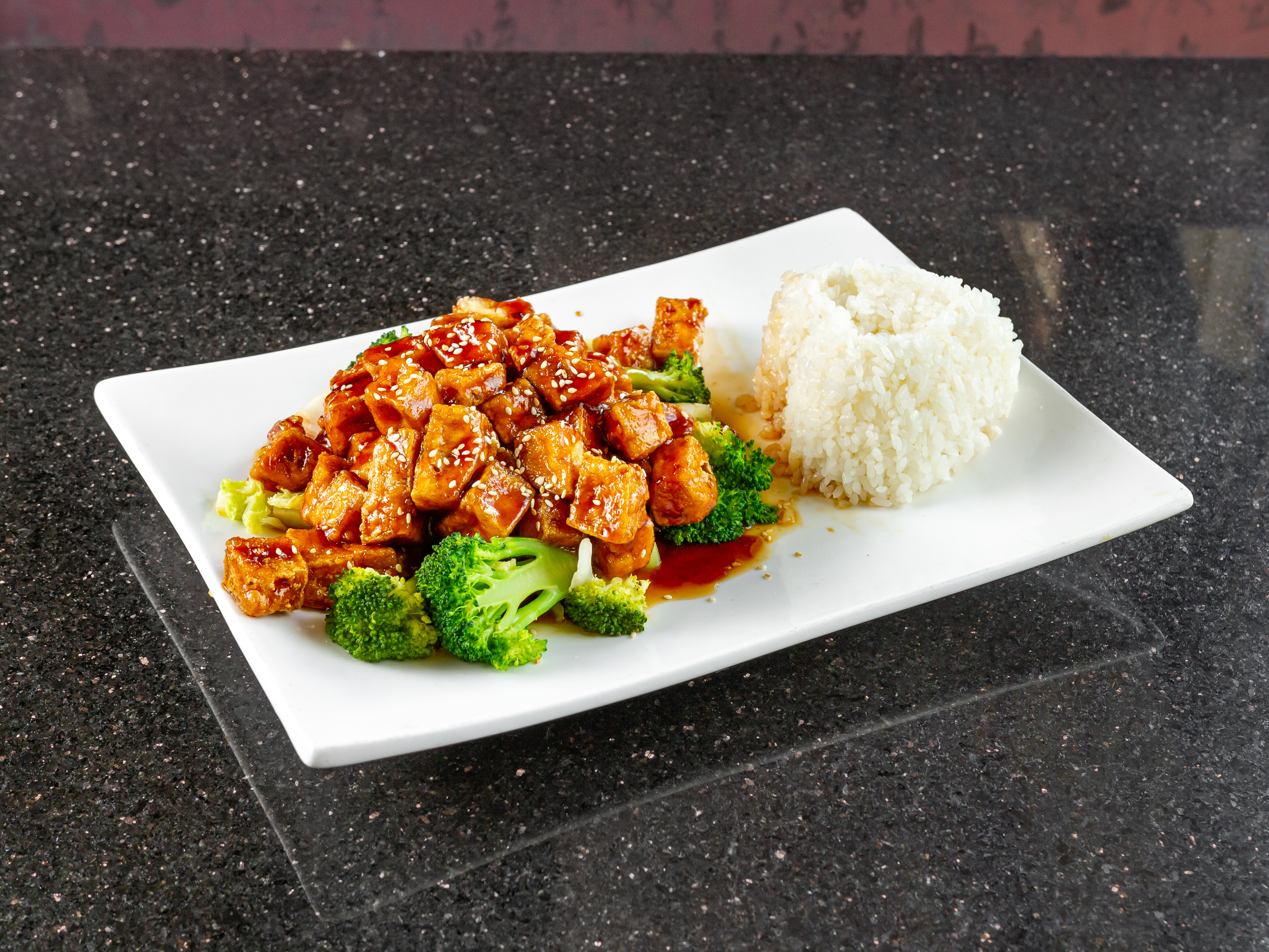 Order Sesame Tofu food online from East Moon Asian Bistro store, Bowie on bringmethat.com