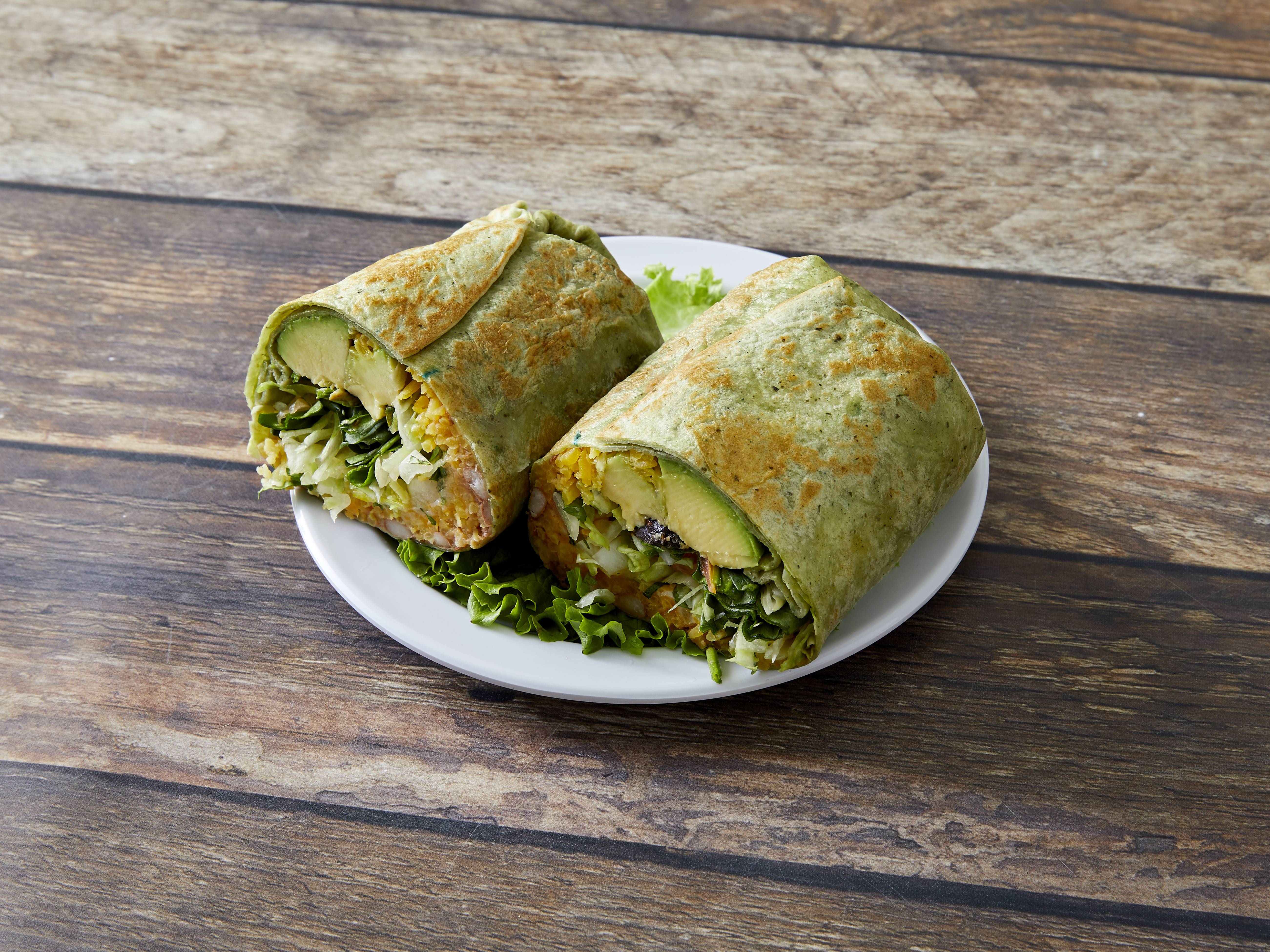 Order Vegetable Burrito food online from Los Portales Mexican Restaurant store, Chicago on bringmethat.com