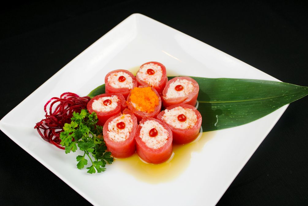 Order Cherry Blossom Roll food online from Akaya Sushi, Izakaya & Ramen store, Richardson on bringmethat.com