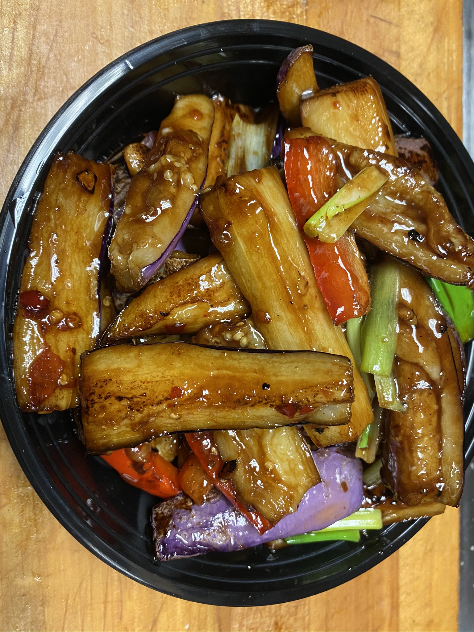 Order Eggplant with Garlic Sauce food online from Soy & Ginger Wok Grill store, Livingston on bringmethat.com