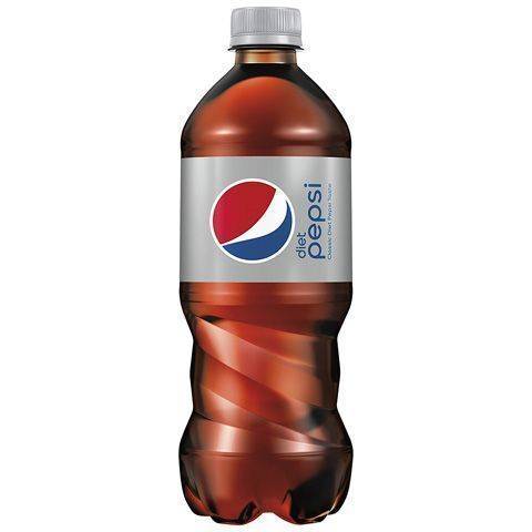 Order Diet Pepsi 20oz food online from Brews And Bites store, Irving on bringmethat.com
