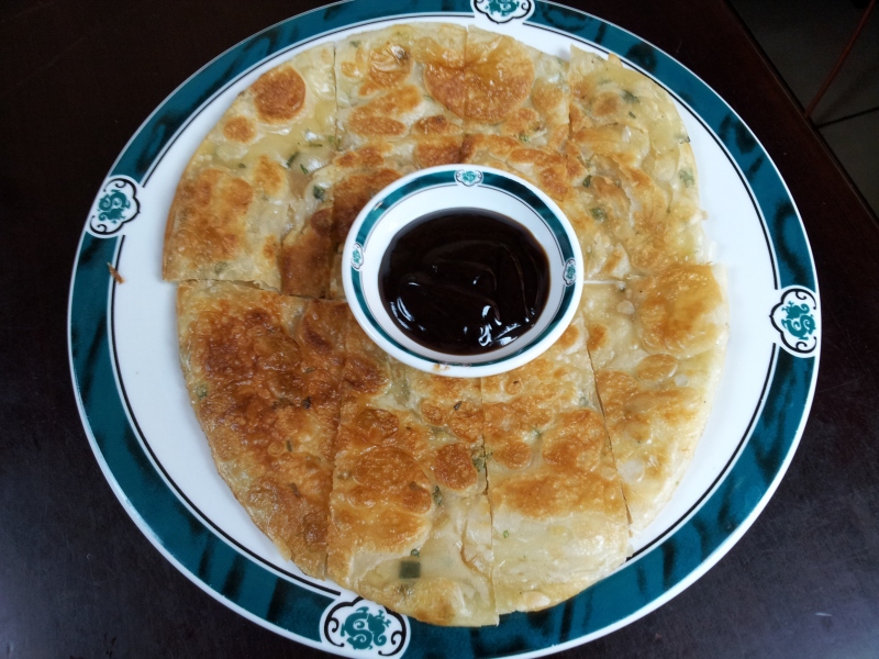Order A2. Onion Pancake food online from 88 Chinese & Sushi Sherman Oaks store, Van Nuys on bringmethat.com