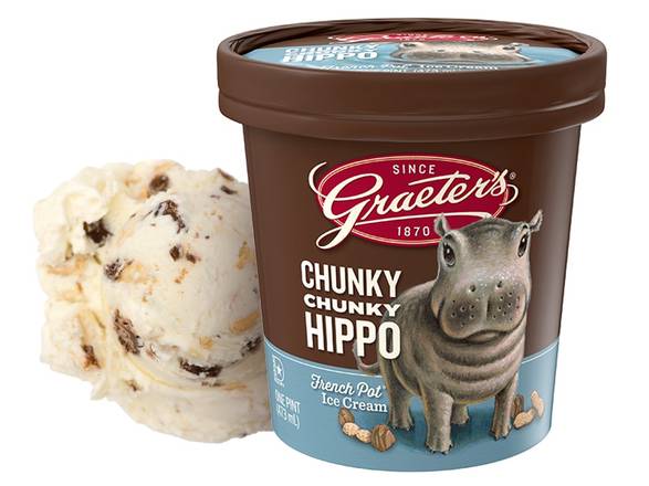 Order Chunky Chunky Hippo Pint food online from Graeter store, Dublin on bringmethat.com