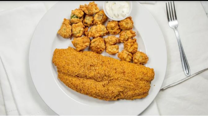Order Fried Catfish food online from On The Patio store, Azle on bringmethat.com