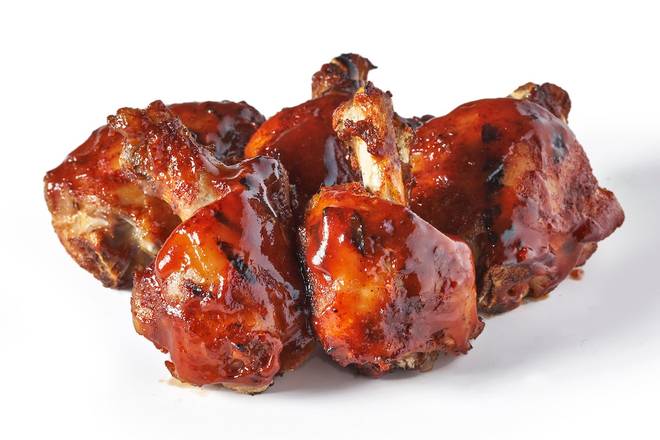 Order BBQ Thigh Wings food online from We Want Wings store, Winchester on bringmethat.com