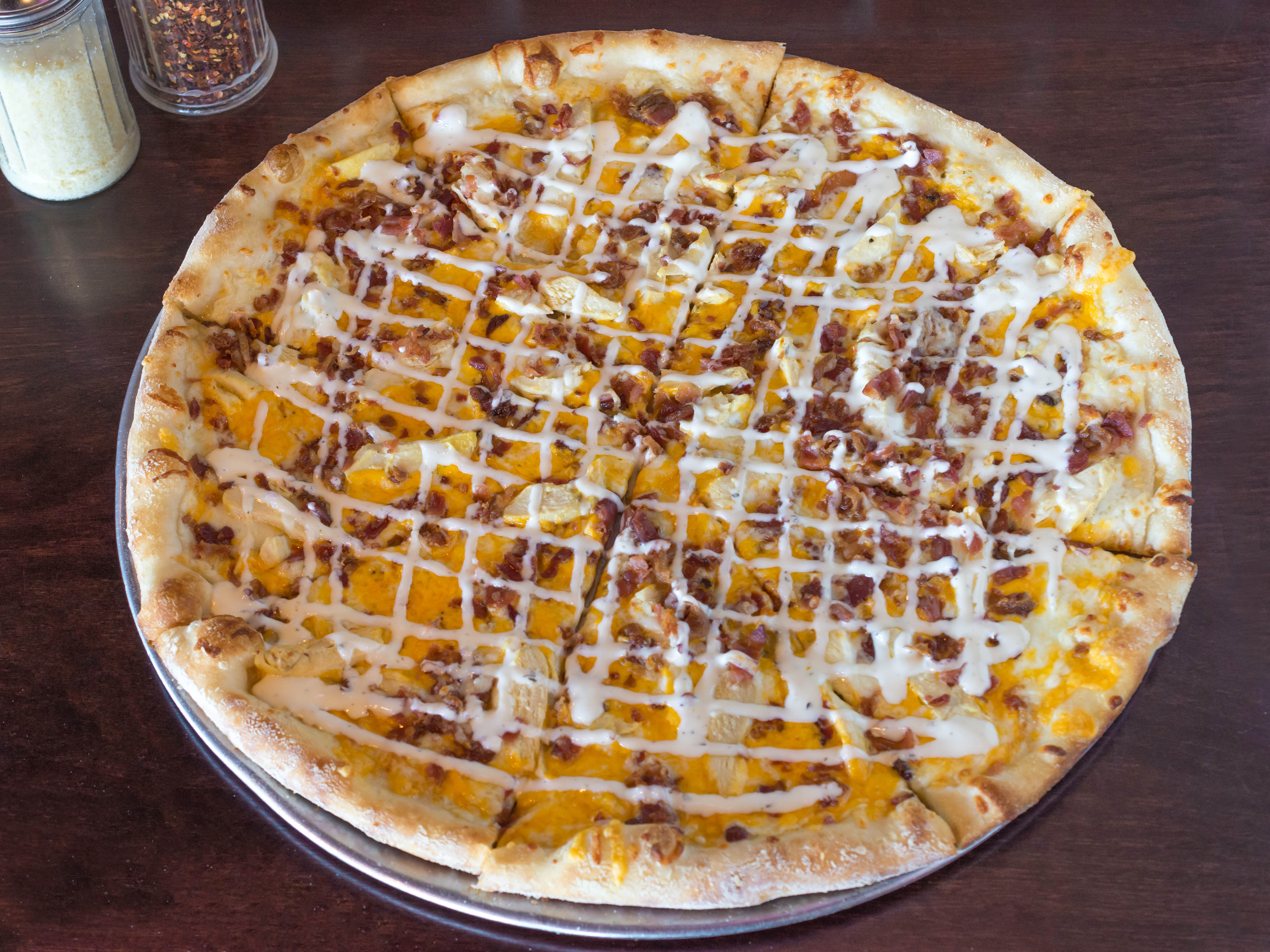 Order Bacon Cheeseburger Pizza food online from Two Guys Pizza store, Henrico on bringmethat.com