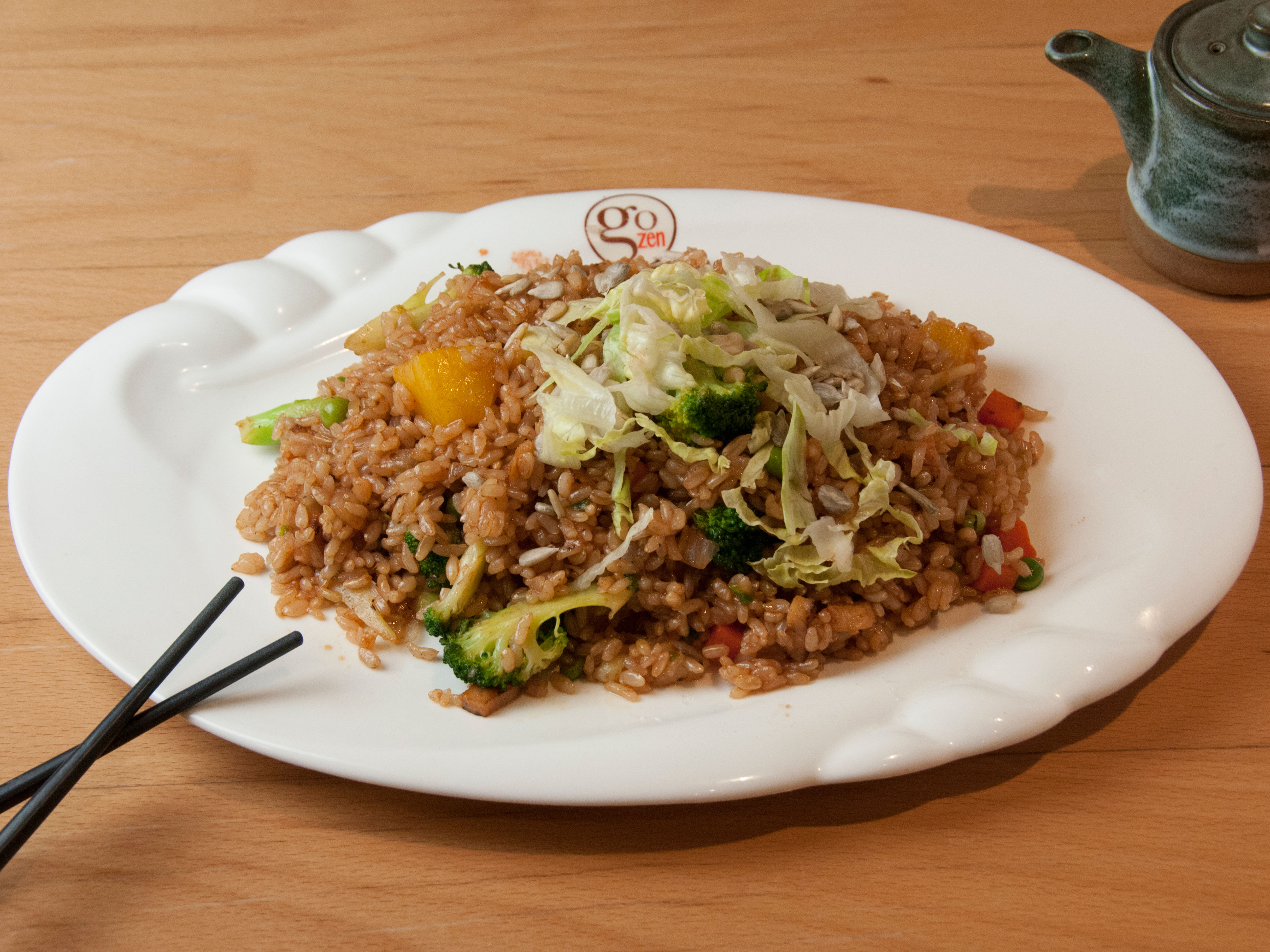 Order R8. Pineapple Fried Rice food online from Go Zen Restaurant store, New York on bringmethat.com