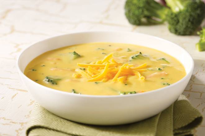 Order Broccoli & Cheese Soup food online from Schlotzsky's Deli store, Mansfield on bringmethat.com