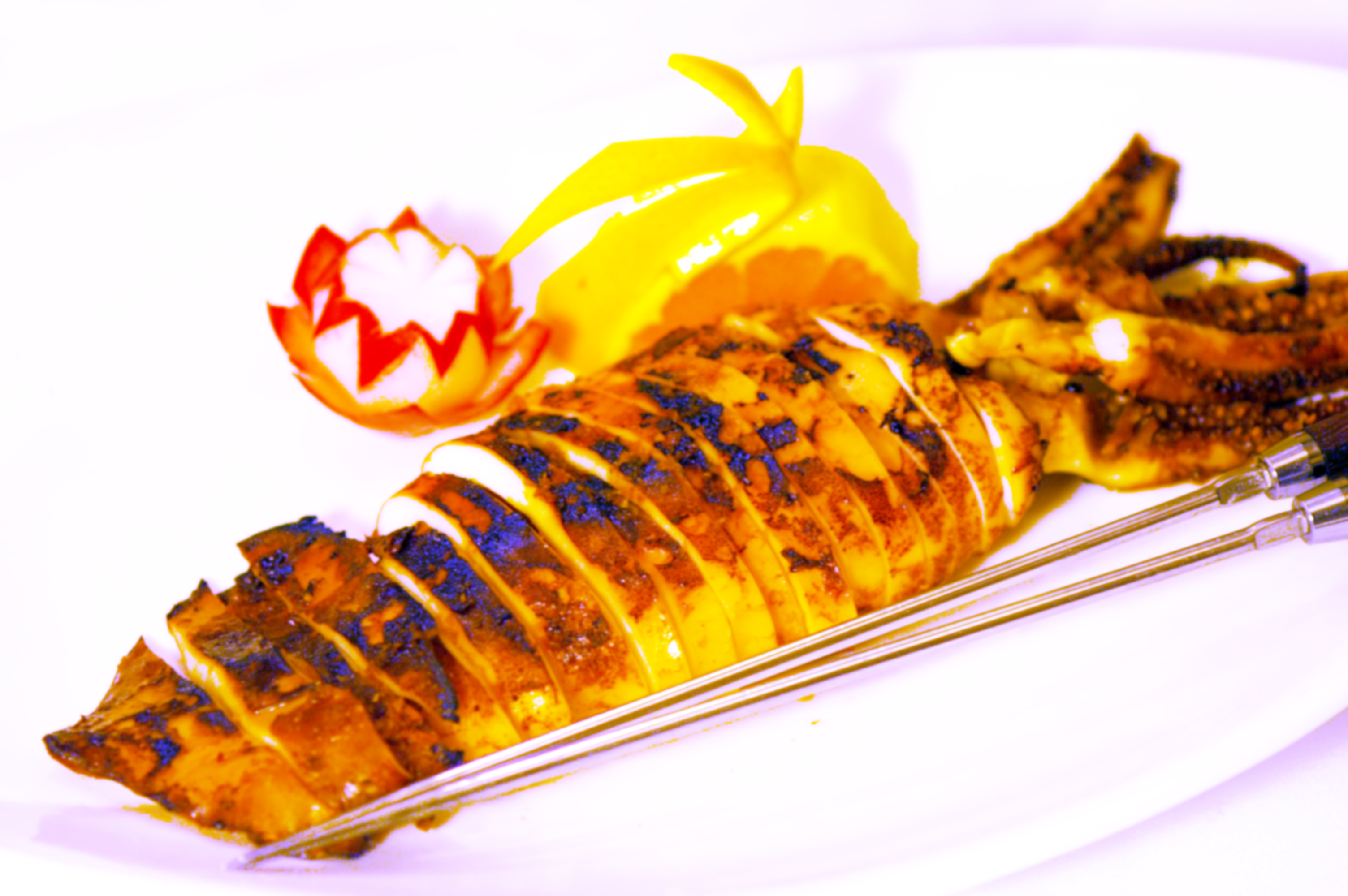 Order Grilled Squid food online from Azuma Japanese Cuisine store, Cupertino on bringmethat.com