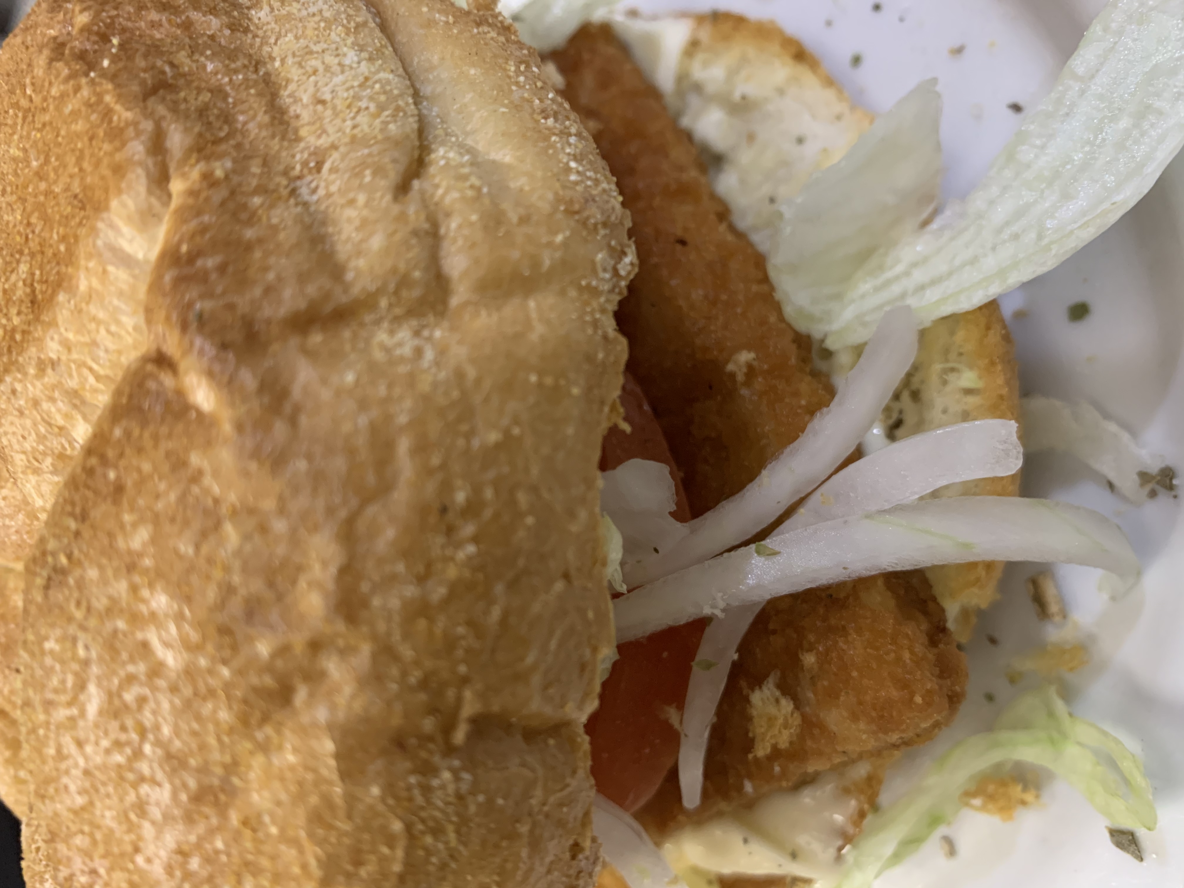 Order Fish Sandwich food online from Two Cousin Pizza & Italian store, Mount Joy on bringmethat.com