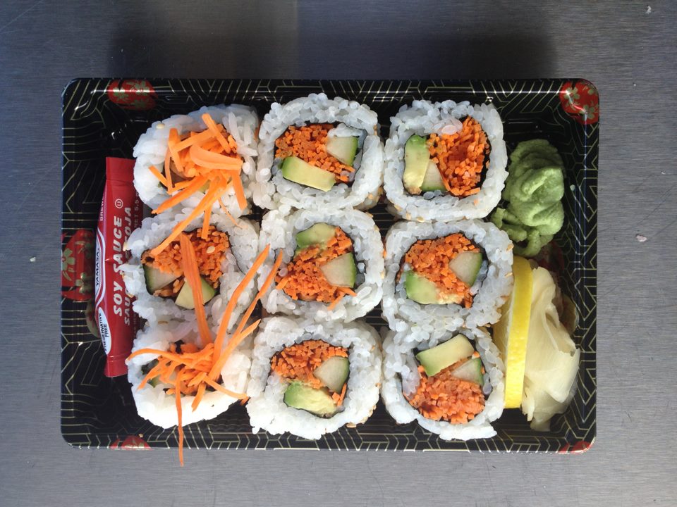 Order Inside-out Vegetable Roll food online from To Go Sushi store, Brentwood on bringmethat.com