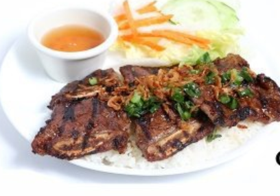 Order C4. Com Suon Bo Nuong  food online from Pho Asia Noodle House store, Everett on bringmethat.com