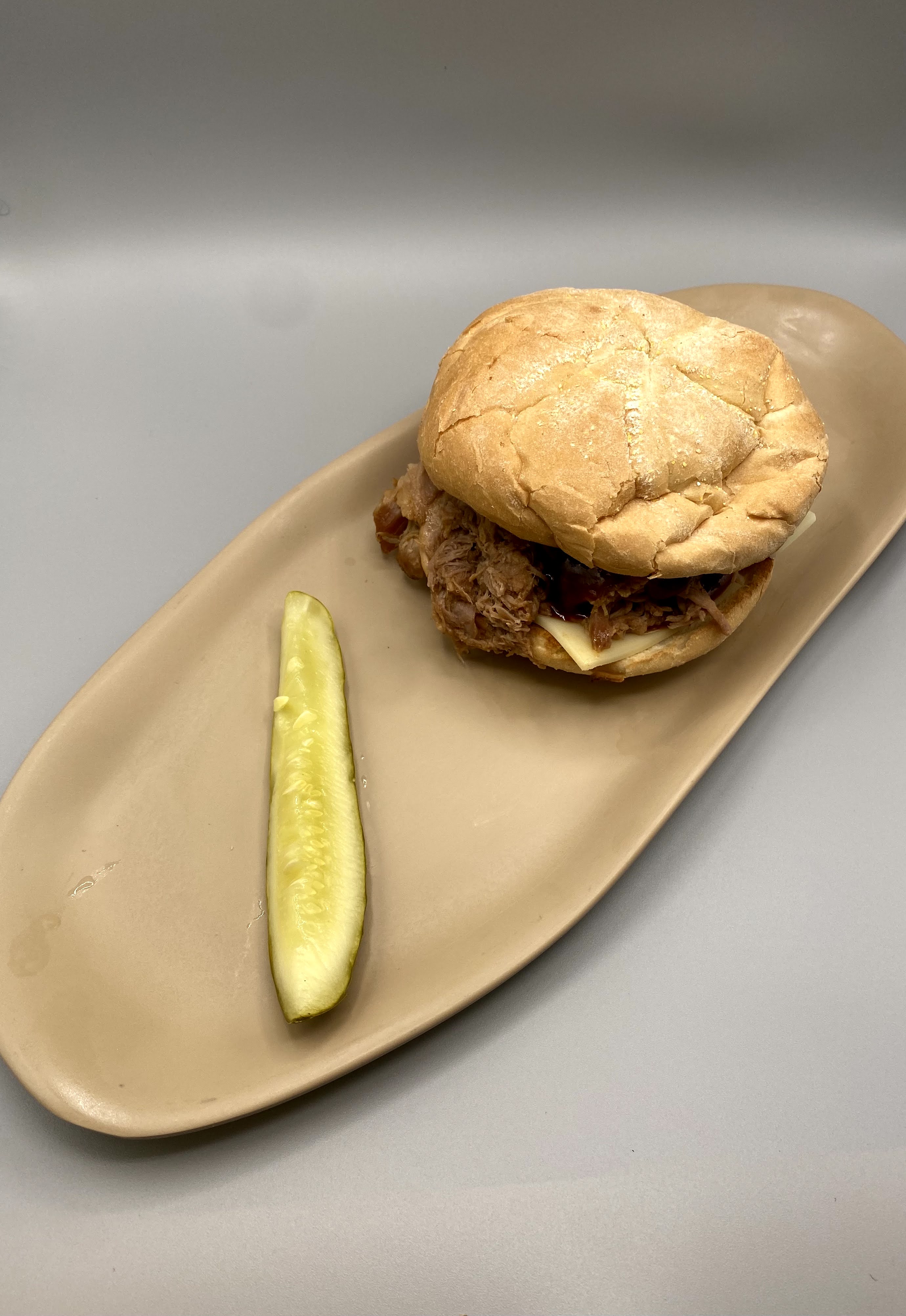 Order Pulled Pork Sandwich food online from Zuppa Deli store, Wexford on bringmethat.com